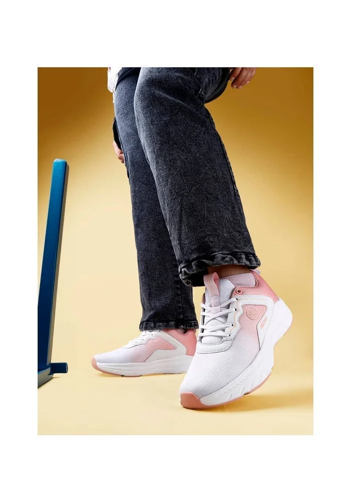 Bacca Bucci White Peach Nexus Sports Shoes for Women | Best Price UAE